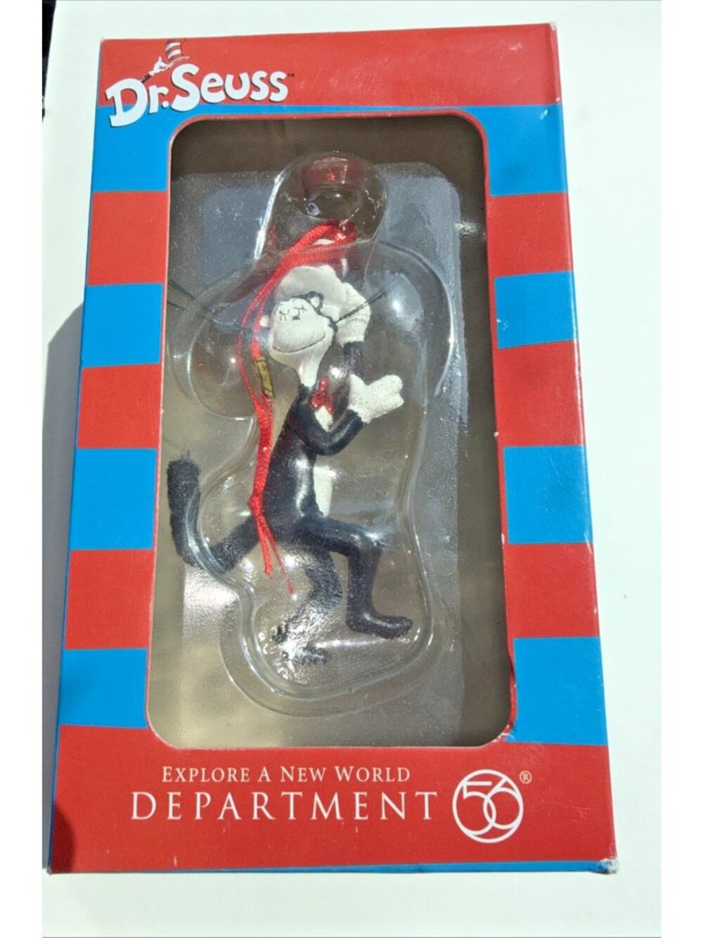 2012 Department 56 Dr. Seuss Cat in the Hat Christmas Ornament  NEW in BOX